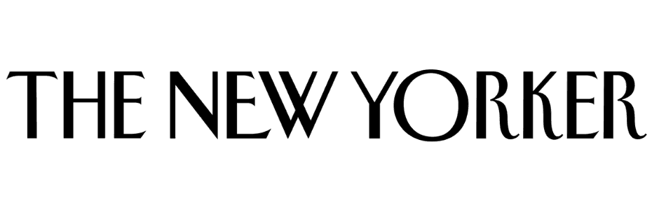 The New Yorker logo (in Rechteck)