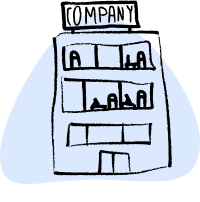 Company. Illustration